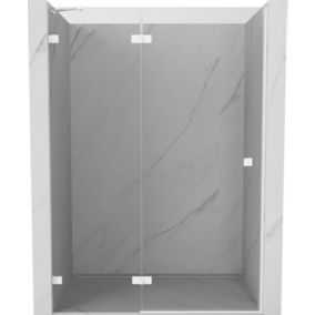 Drzwi prysznicowe uchylne Mexen Lunar białe 130x200 cm 834-130-000-20-00-L 1 szt.