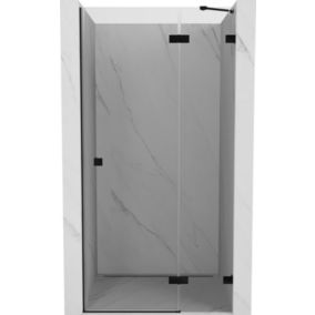 Drzwi prysznicowe uchylne Mexen Lunar czarne 80x200 cm 834-080-000-70-00-P 1 szt.