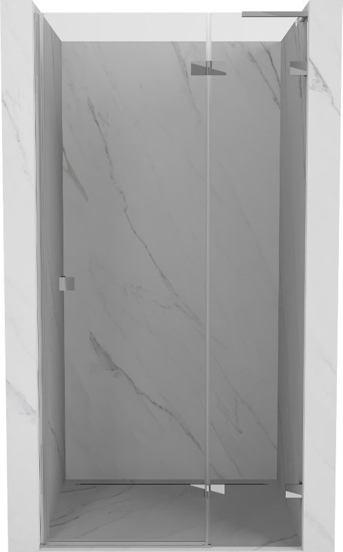 Drzwi prysznicowe uchylne Mexen Lunar L chrom transparent 115x200 cm 1 szt.
