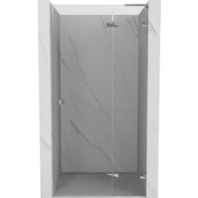 Drzwi prysznicowe uchylne Mexen Lunar L chrom transparent 95 cm 1 szt.