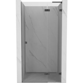 Drzwi prysznicowe uchylne Mexen Lunar L gun gray 115 cm 1 szt.