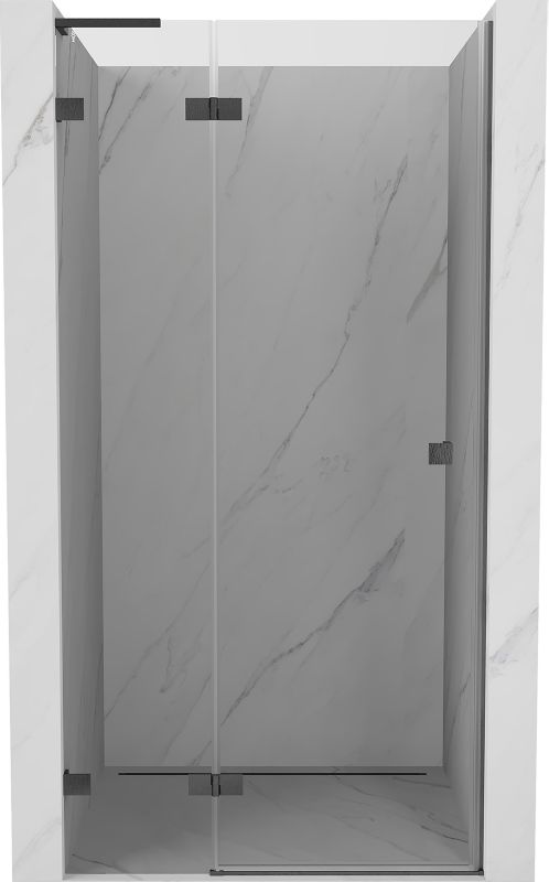 Drzwi prysznicowe uchylne Mexen Lunar L gun gray 95x200 cm 1 szt.