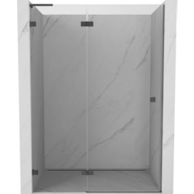Drzwi prysznicowe uchylne Mexen Lunar L gun metal 130x200 cm 834L-130-000-95-00-L 1 szt.
