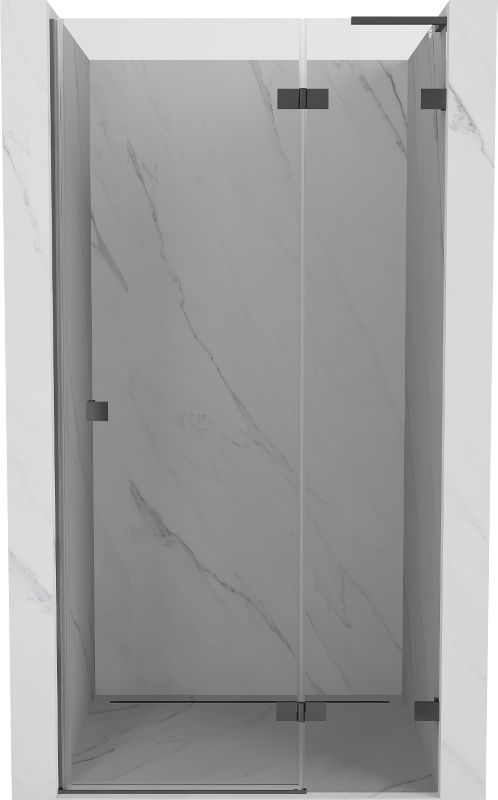 Drzwi prysznicowe uchylne Mexen Lunar L gun metal 80x200 cm 1 szt.