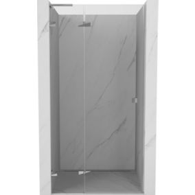 Drzwi prysznicowe uchylne Mexen Lunar L transparent chrom 100x200 cm 1 szt.