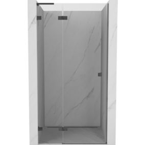 Drzwi prysznicowe uchylne Mexen Lunar L transparent gun gray 90 cm 1 szt.