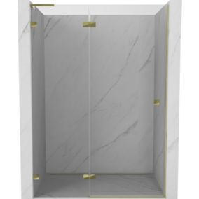 Drzwi prysznicowe uchylne Mexen Lunar L złote 130 cm 834L-130-000-50-00-L 1 szt.