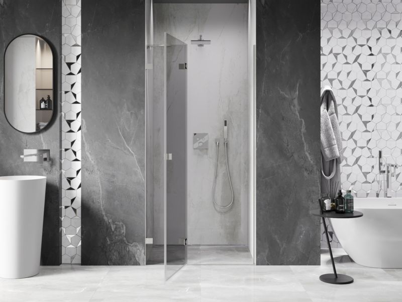 Drzwi prysznicowe uchylne Mexen Lunar transparent 70x200 cm 834-070-000-97-00-L 1 szt.