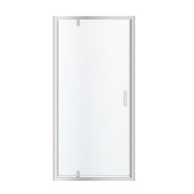 Drzwi prysznicowe wahadłowe GoodHome Beloya 100 cm chrom/transparentne