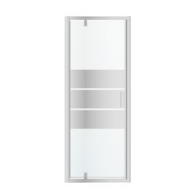 Drzwi prysznicowe wahadłowe GoodHome Beloya 70 cm chrom/szkło lustrzane