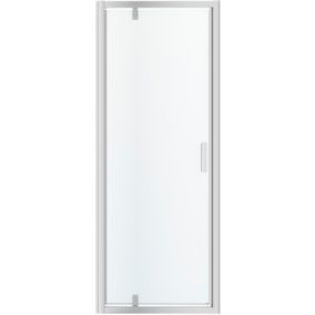 Drzwi prysznicowe wahadłowe GoodHome Beloya 80 cm chrom/transparentne