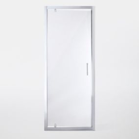 Drzwi prysznicowe wahadłowe Onega 80 cm chrom/transparentne