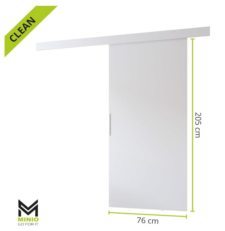 Drzwi przesuwne MINIO go for it CLEAN C 76 cm czarne 1 szt.