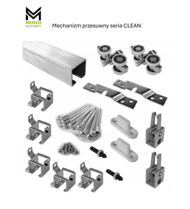 Drzwi przesuwne MINIO go for it CLEAN C 76 cm czarne 1 szt.