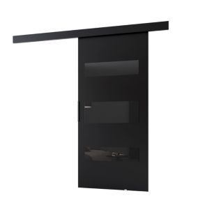 Drzwi przesuwne MINIO go for it CLEAN D 76 cm czarne 1 szt.