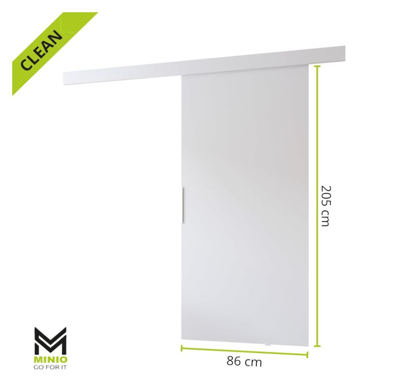 Drzwi przesuwne MINIO go for it CLEAN E 86 cm czarne 1 szt.