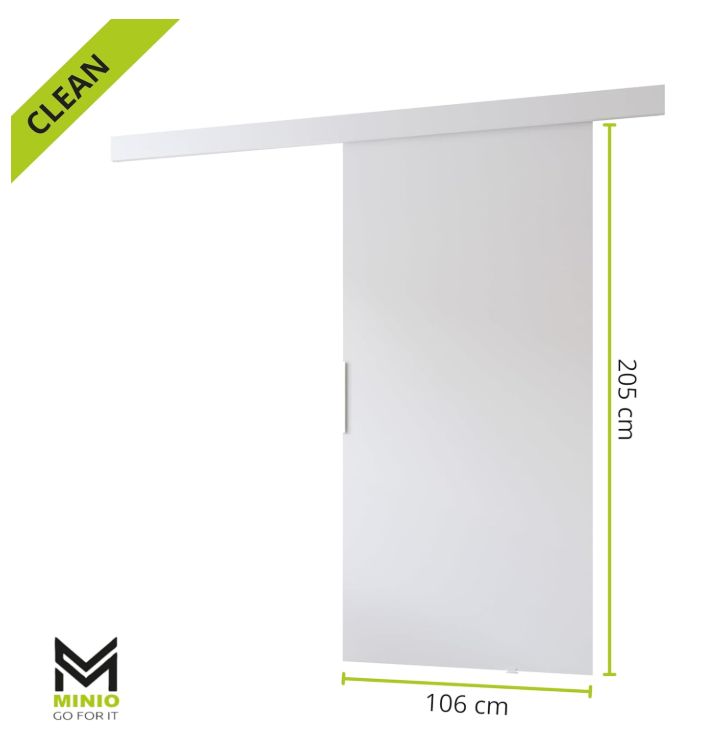 Drzwi przesuwne MINIO go for it CLEAN H 106 cm dąb wotan 1 szt.