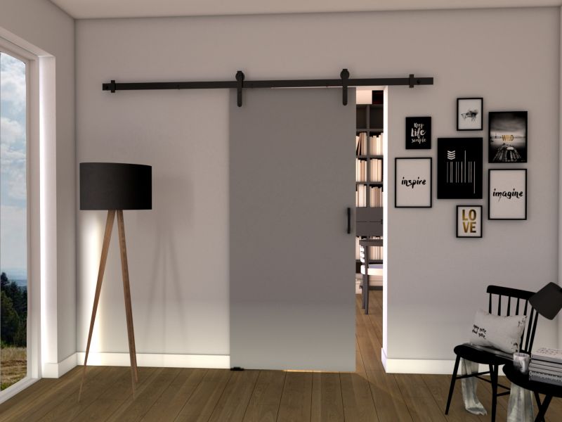 Drzwi przesuwne MINIO go for it LIFT A 76 cm szare 1 szt.