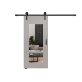 Drzwi przesuwne MINIO go for it LIFT I 106 cm szare z lustrem 1 szt.