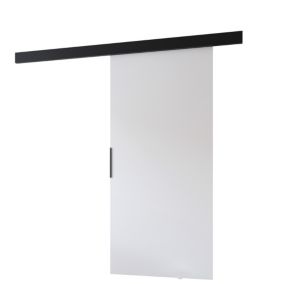 Drzwi przesuwne MINIO go for it PRIM A 86 cm białe z czarną maskownicą 1 szt.