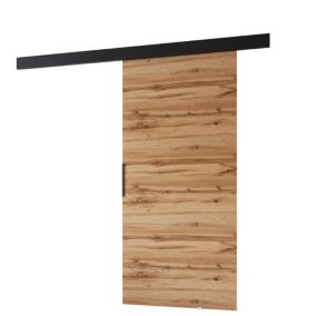 Drzwi przesuwne MINIO go for it PRIM A 86 cm dąb wotan z czarną maskownicą 1 szt.
