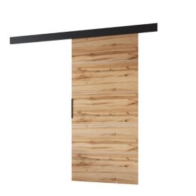 Drzwi przesuwne MINIO go for it PRIM B 86 cm dąb wotan z czarną maskownicą 1 szt.