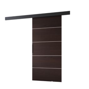 Drzwi przesuwne MINIO go for it PRIM B 96 cm wenge z czarną maskownicą 1 szt.