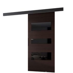 Drzwi przesuwne MINIO go for it PRIM C 86 cm wenge z czarną maskownicą 1 szt.