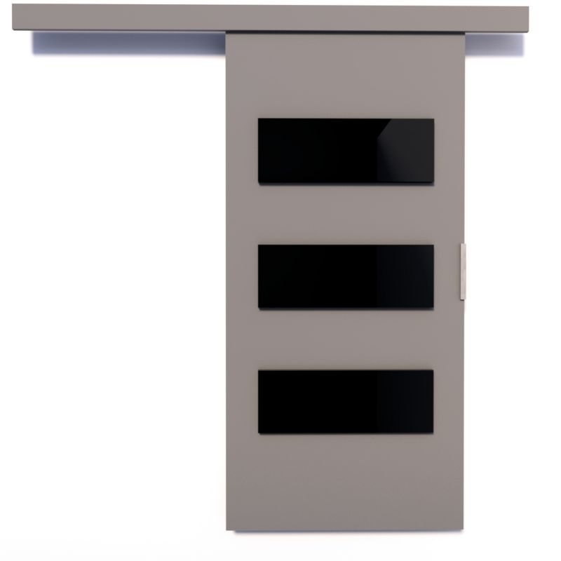 Drzwi przesuwne naścienne ADRK ARES 106 Gray 1szt
