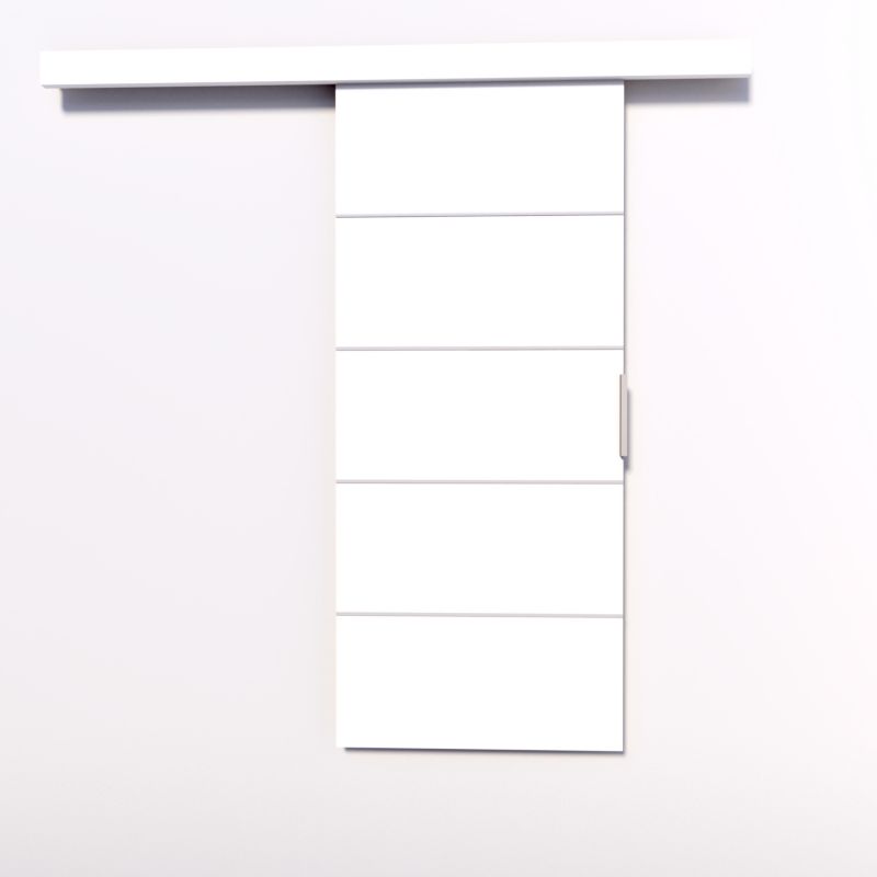 Drzwi przesuwne naścienne ADRK BIELLA 106 White 1szt