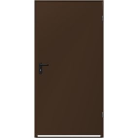 Drzwi stalowe Hormann ZK ISO 800 x 2000 mm brązowe