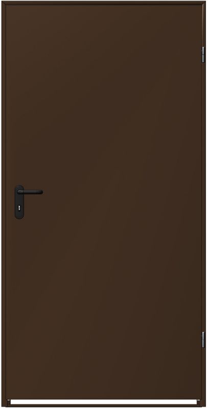 Drzwi wewnętrzne stalowe Hormann ZK ISO 900 x 2000 mm brązowe