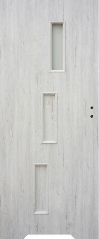 Drzwi z podcięciem Roma 60 lewe dąb silver