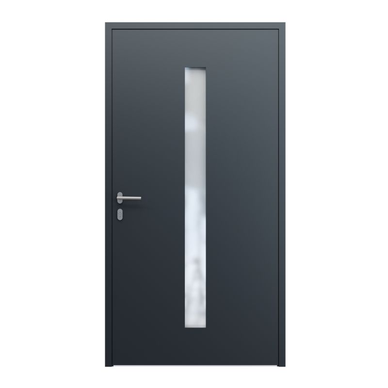 Drzwi zewnętrzne DIDORS Silva aluminiowe 90 prawe antracyt