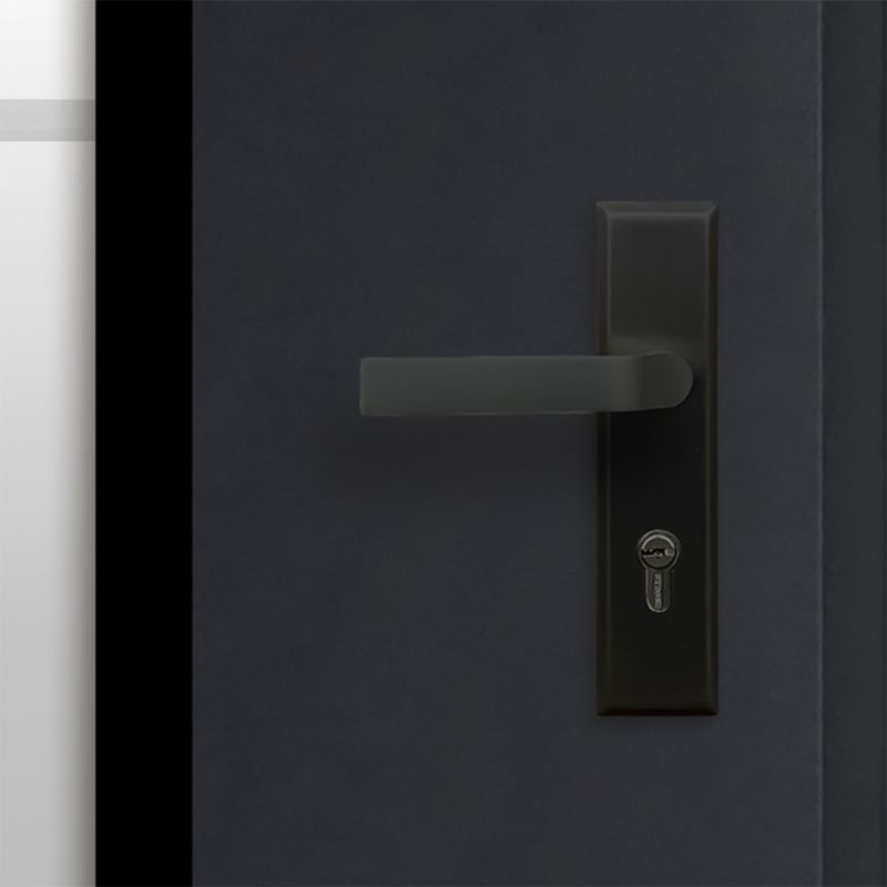 Drzwi zewnętrzne O.K.DOORS ANDRANO 68 mm aluminium 90 lewe antracyt
