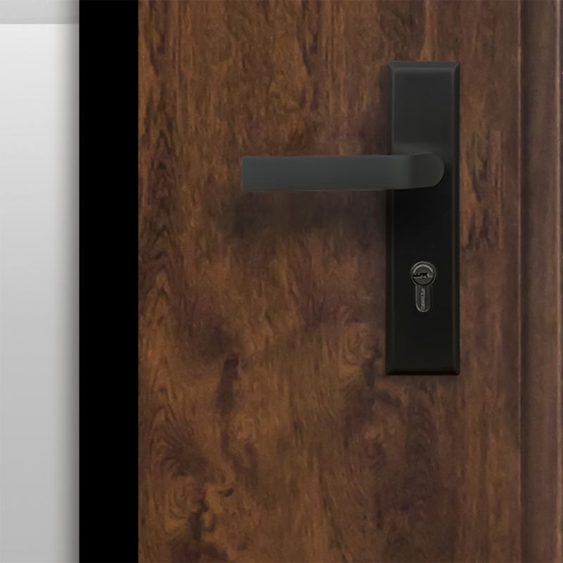 Drzwi zewnętrzne O.K.DOORS ANDRANO 68 mm aluminium 90 lewe orzech