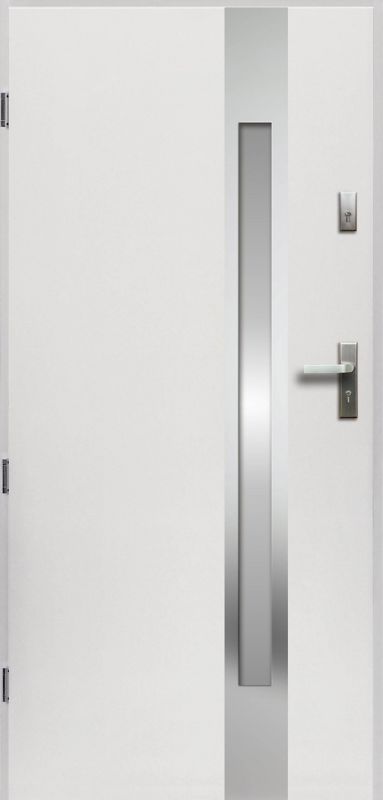 Drzwi zewnętrzne O.K. Doors Arctica 90 lewe białe