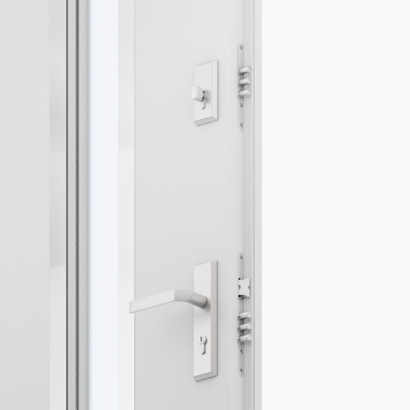 Drzwi zewnętrzne O.K. Doors Arctica 90 prawe białe