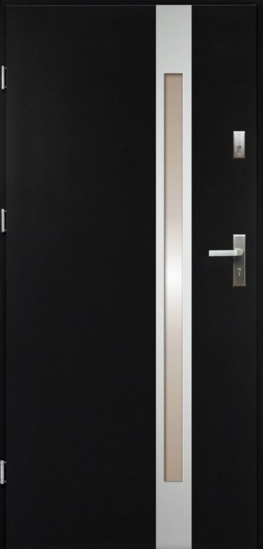 Drzwi zewnętrzne O.K.DOORS ARCTICA S68 90 lewe ciemny antracyt