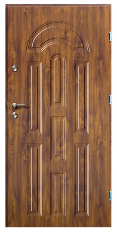 Drzwi zewnętrzne O.K.DOORS AZZURO Trendline 90 prawe złoty dąb