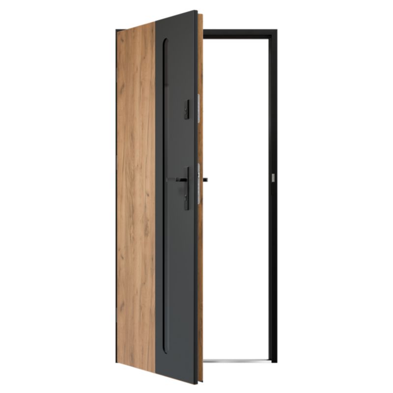 Drzwi zewnętrzne O.K.DOORS FLORES S68 90 lewe grandson