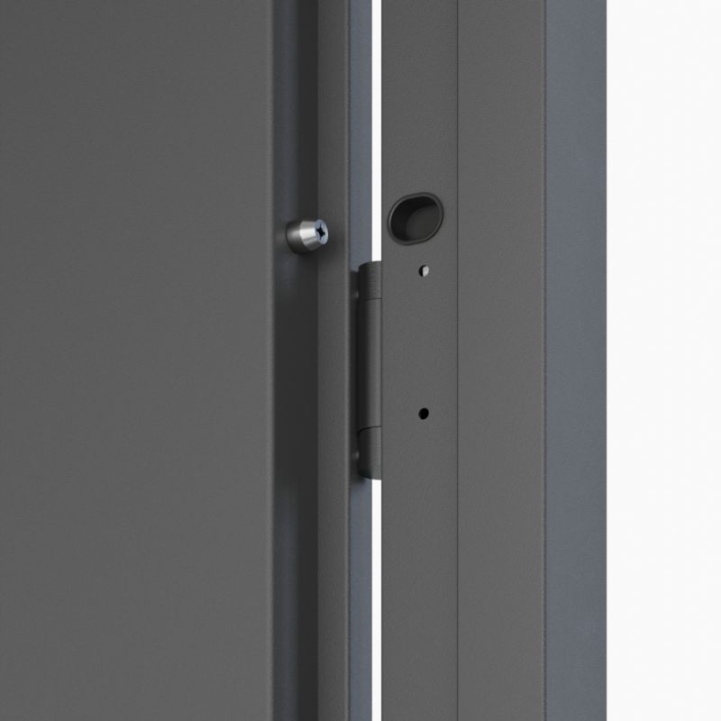 Drzwi zewnętrzne O.K.DOORS SELENE P55 90 prawe antracyt