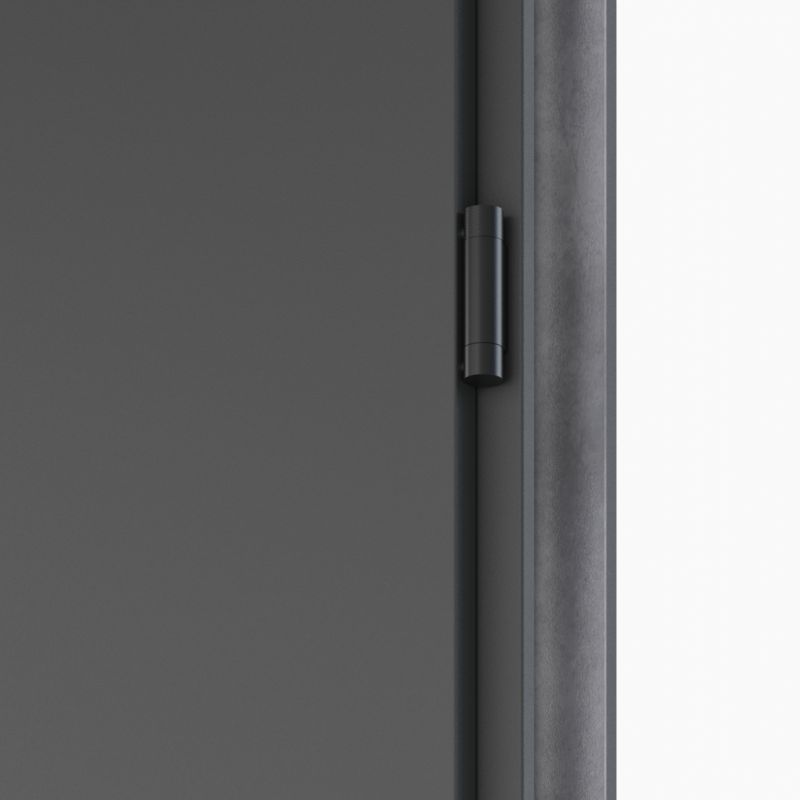 Drzwi zewnętrzne O.K. Doors Temida Black P55 80 prawe antracyt