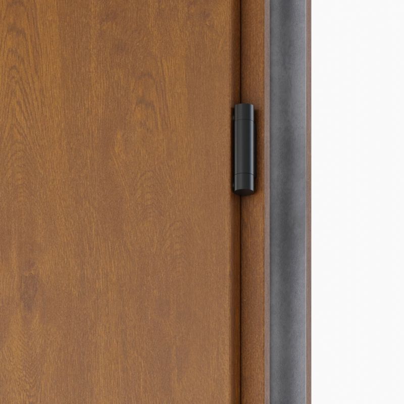 Drzwi zewnętrzne O.K. Doors Temida Black P55 80 prawe złoty dąb