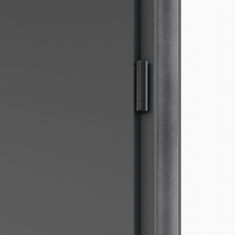 Drzwi zewnętrzne O.K. Doors Temida Black P55 90 prawe antracyt