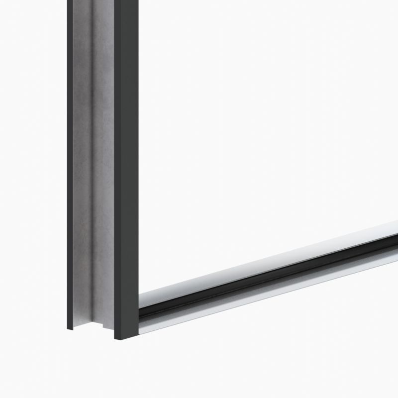 Drzwi zewnętrzne O.K. Doors Temida Black P55 90 prawe antracyt