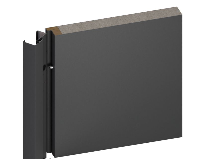 Drzwi zewnętrzne O.K. Doors Temida Black P55 90 prawe antracyt
