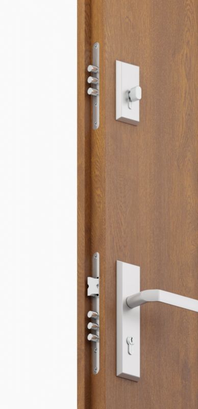 Drzwi zewnętrzne O.K.DOORS TORETO P68 90 lewe złoty dąb
