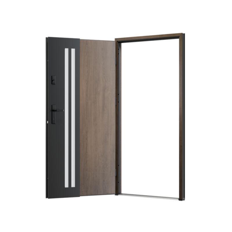 Drzwi zewnętrzne O.K.DOORS TUL S68 90 lewe toffee