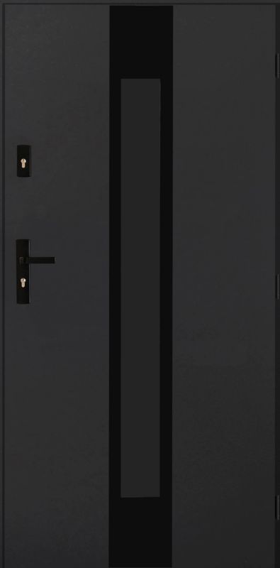 Drzwi zewnętrzne Pantor K2 90 prawe antracyt black